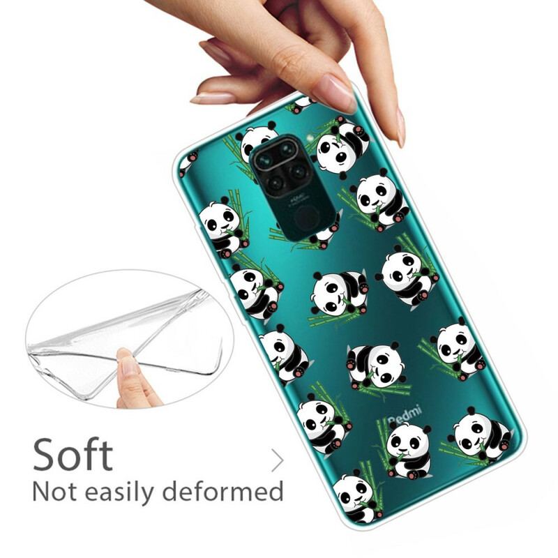 Capa Para Xiaomi Redmi Note 9 Pequenos Pandas