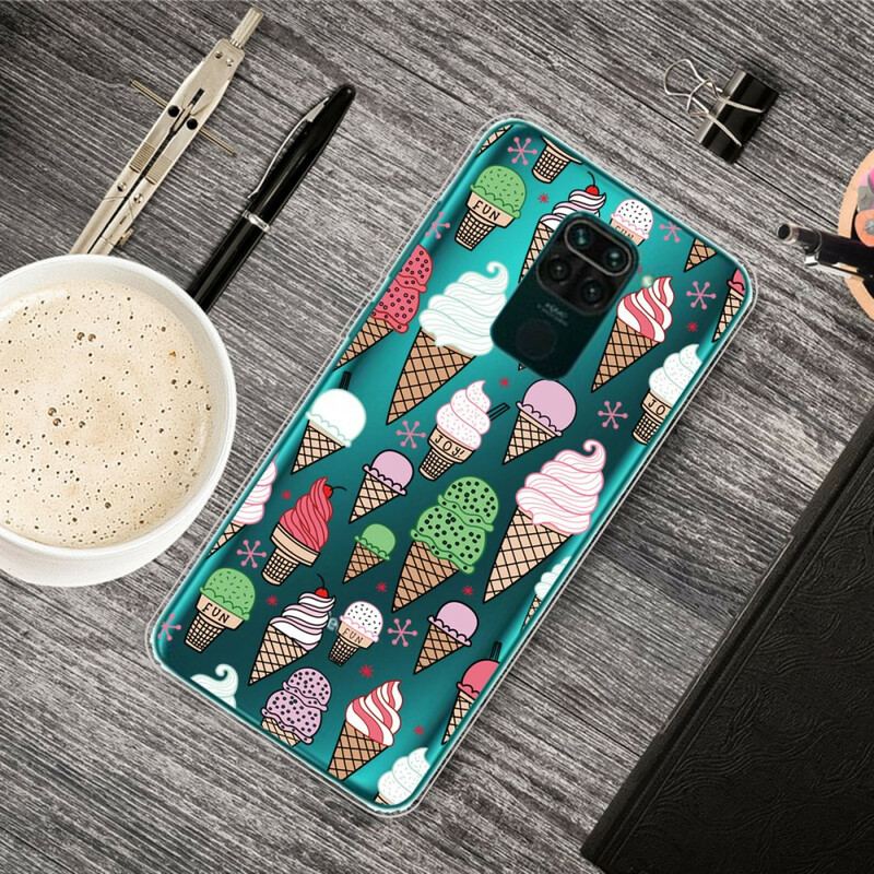 Capa Para Xiaomi Redmi Note 9 Sorvete De Creme Colorido