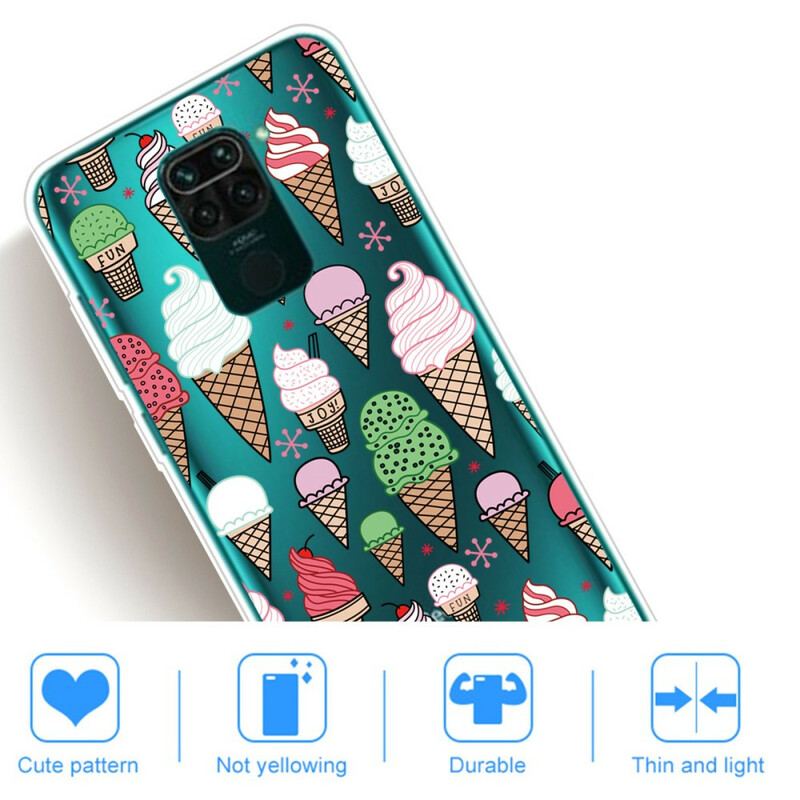 Capa Para Xiaomi Redmi Note 9 Sorvete De Creme Colorido