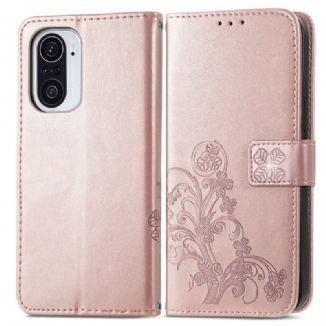 Capa Flip Para Poco F3 Ultra Flores Asiáticas