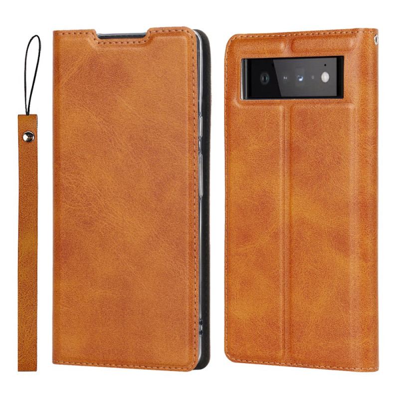 Capa De Celular Para Google Pixel 6 Pro De Cordão Flip Strappy Finesse