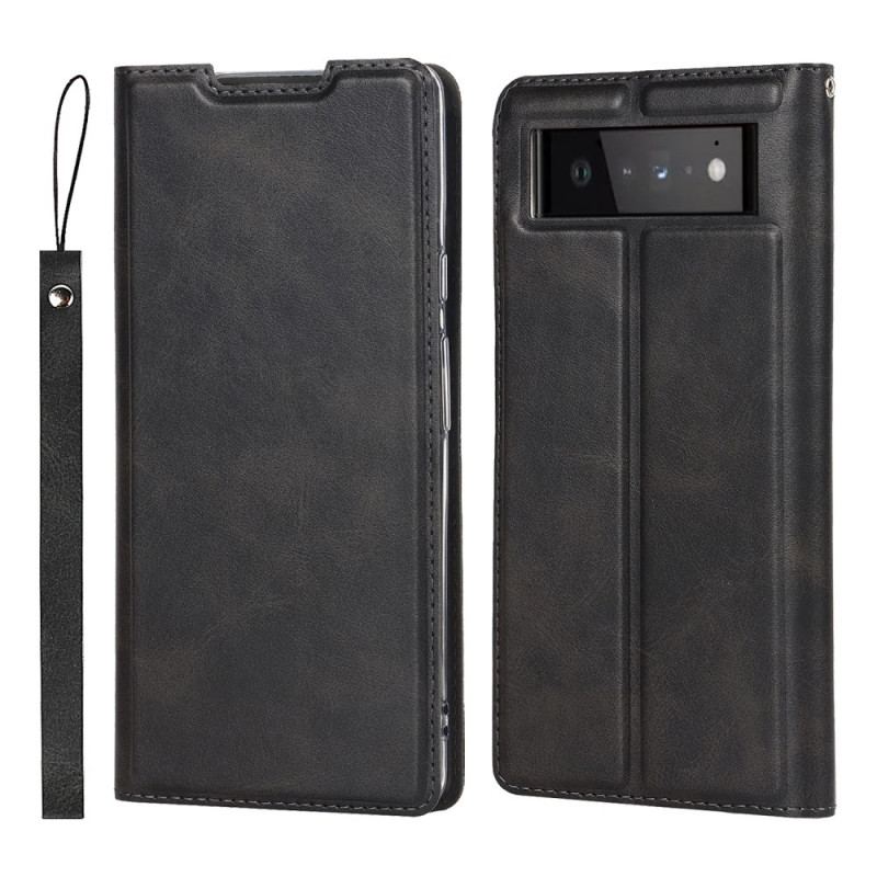 Capa De Celular Para Google Pixel 6 Pro De Cordão Flip Strappy Finesse