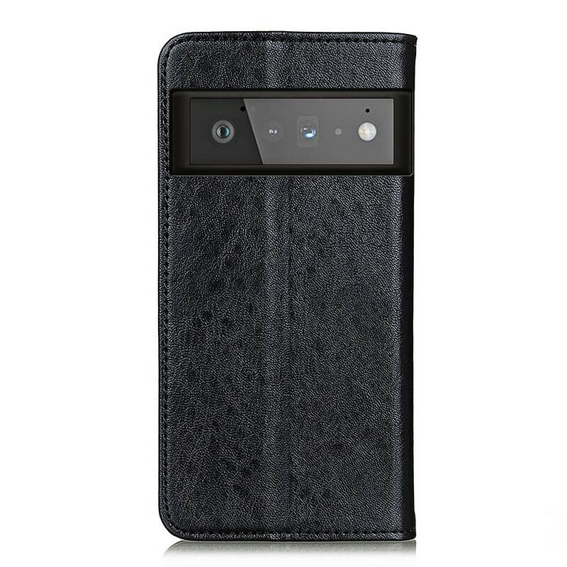 Capa De Celular Para Google Pixel 6 Pro Flip Couro Dividido Texturizado