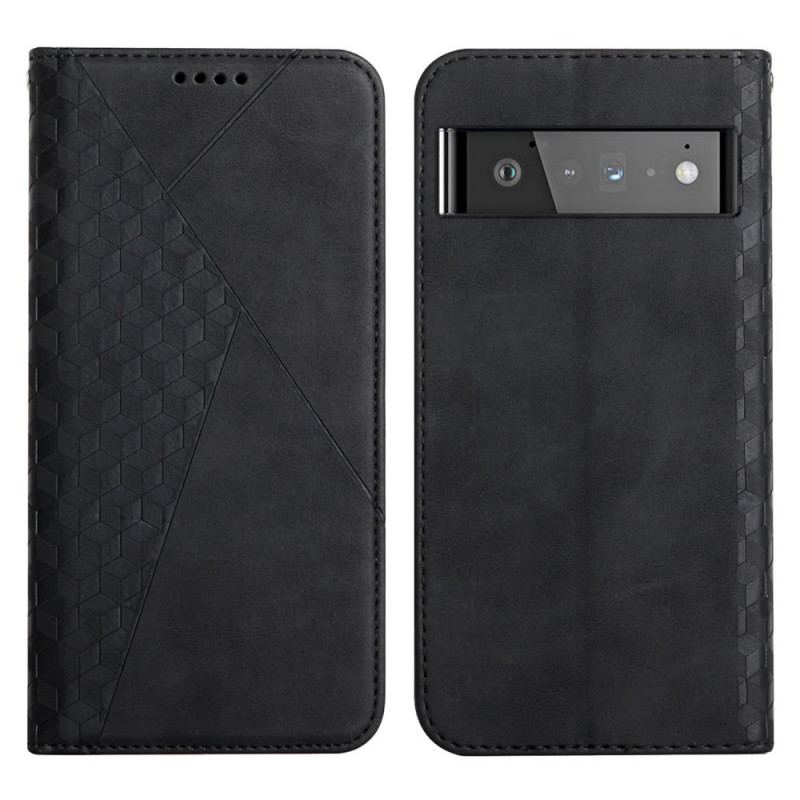 Capa De Celular Para Google Pixel 6 Pro Flip Efeito Geocouro