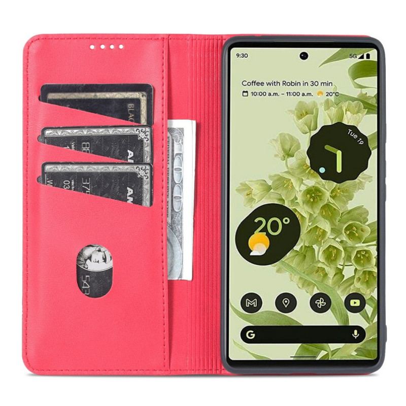 Capa De Celular Para Google Pixel 6 Pro Flip Estilo De Couro Azns