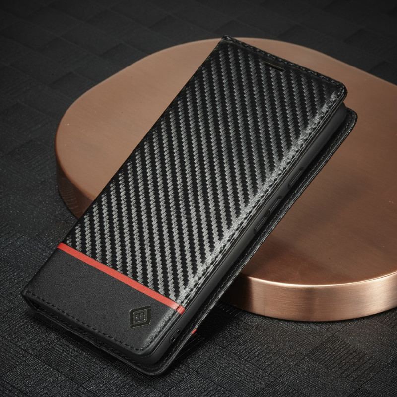 Capa De Celular Para Google Pixel 6 Pro Flip Fibra De Carbono Lc.imeeke