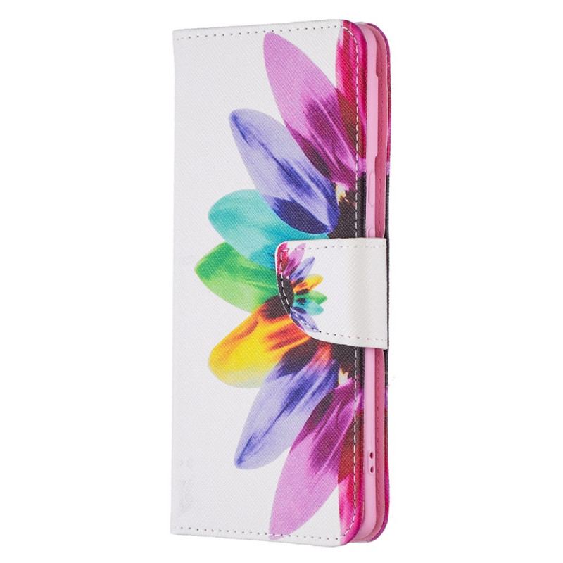 Capa De Celular Para Google Pixel 6 Pro Flip Flor Aquarela