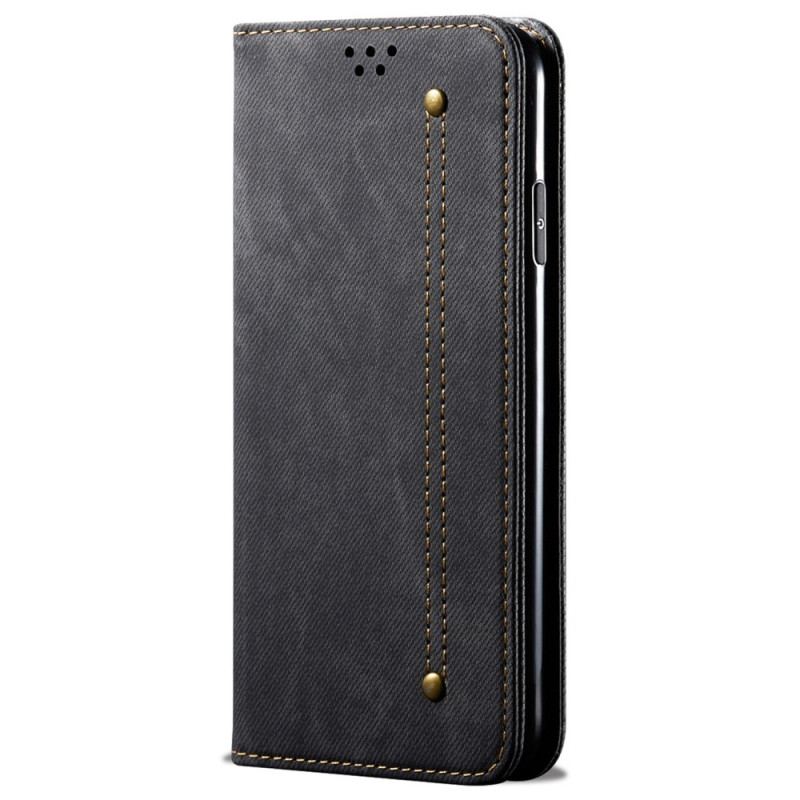 Capa De Celular Para Google Pixel 6 Pro Flip Tecido Jeans