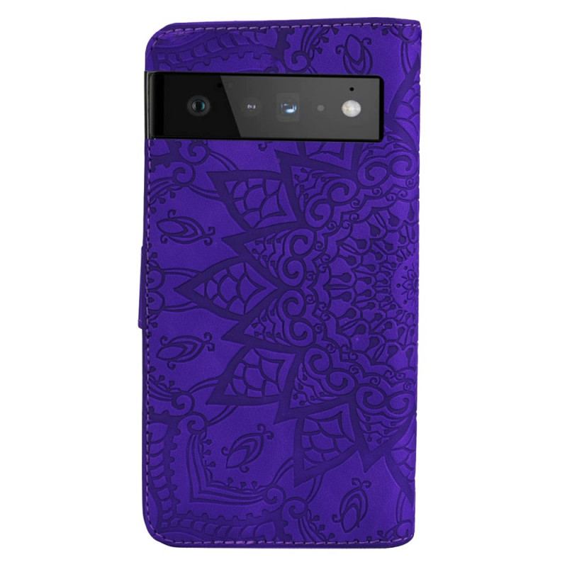 Capa Flip Para Google Pixel 6 Pro Barroco-mandala