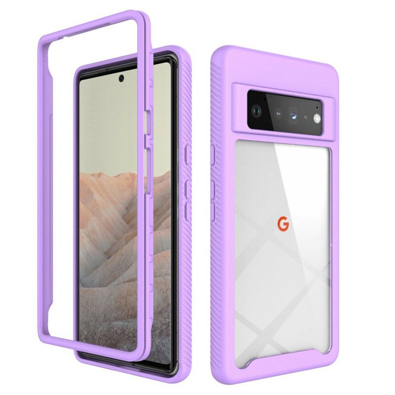 Capa Para Google Pixel 6 Pro Bordas Chanfradas Híbridas