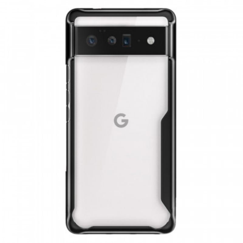 Capa Para Google Pixel 6 Pro Híbrido De Borda Chanfrada