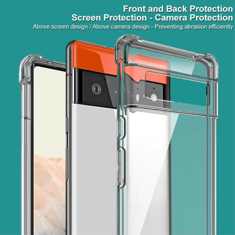 Capa Para Google Pixel 6 Pro Imak Sedoso Transparente