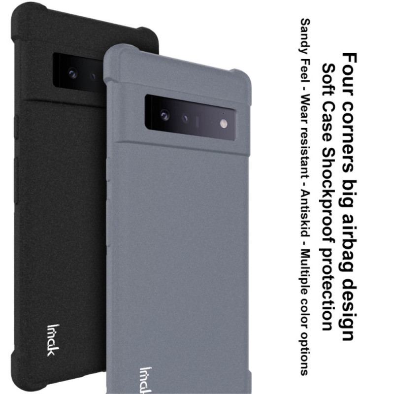 Capa Para Google Pixel 6 Pro Silicone Flexível Com Filme Para Tela Imak