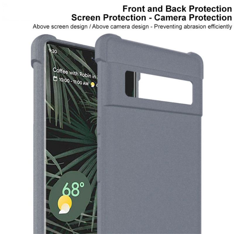 Capa Para Google Pixel 6 Pro Silicone Flexível Com Filme Para Tela Imak