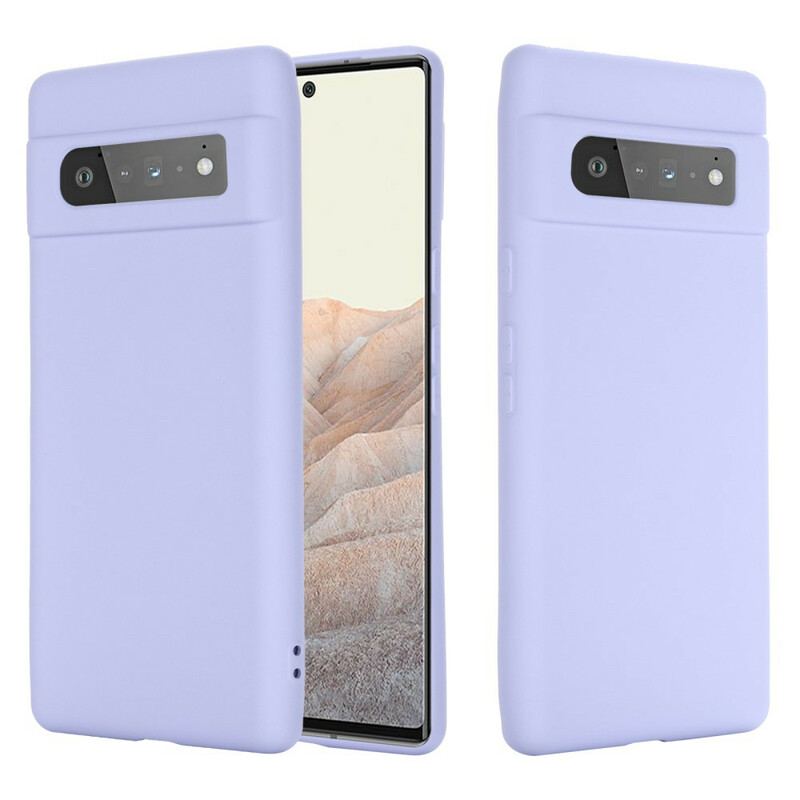 Capa Para Google Pixel 6 Pro Silicone Líquido Com Cordão