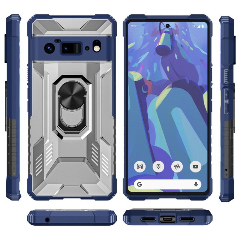 Capa Para Google Pixel 6 Pro Suporte De Anel De Escudo Robusto