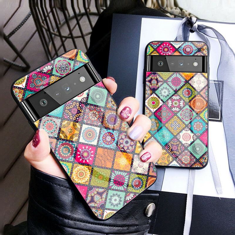 Capa Para Google Pixel 6 Pro Suporte Magnético Patchwork