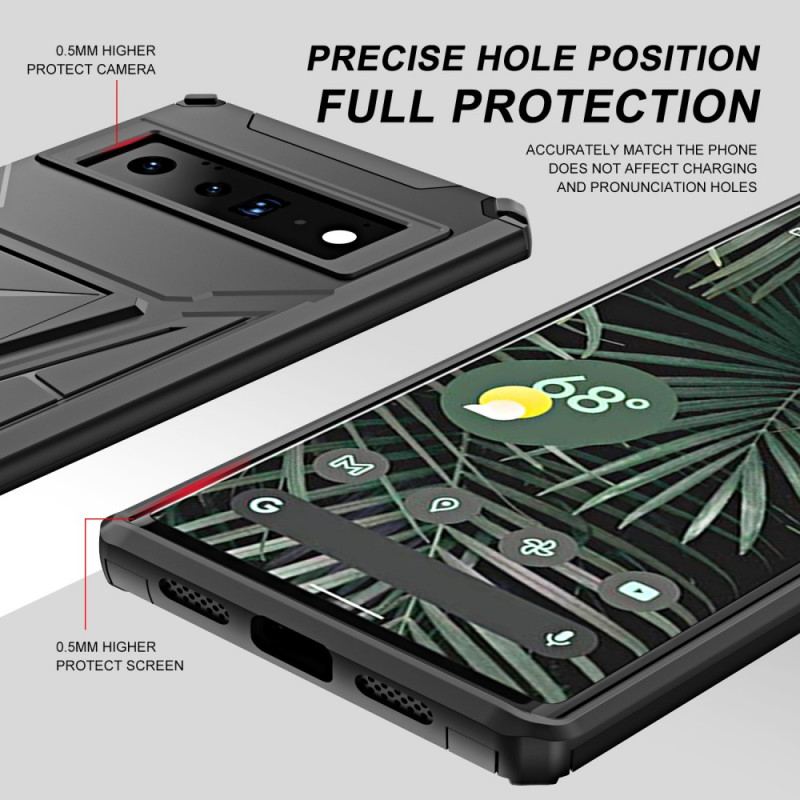 Capa Para Google Pixel 6 Pro Suporte Removível Resistente