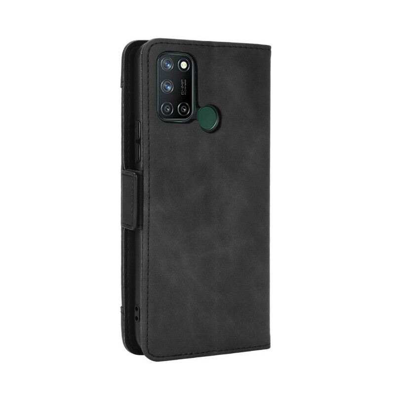 Capa De Couro Para Realme 7i Multi-card Premier Class