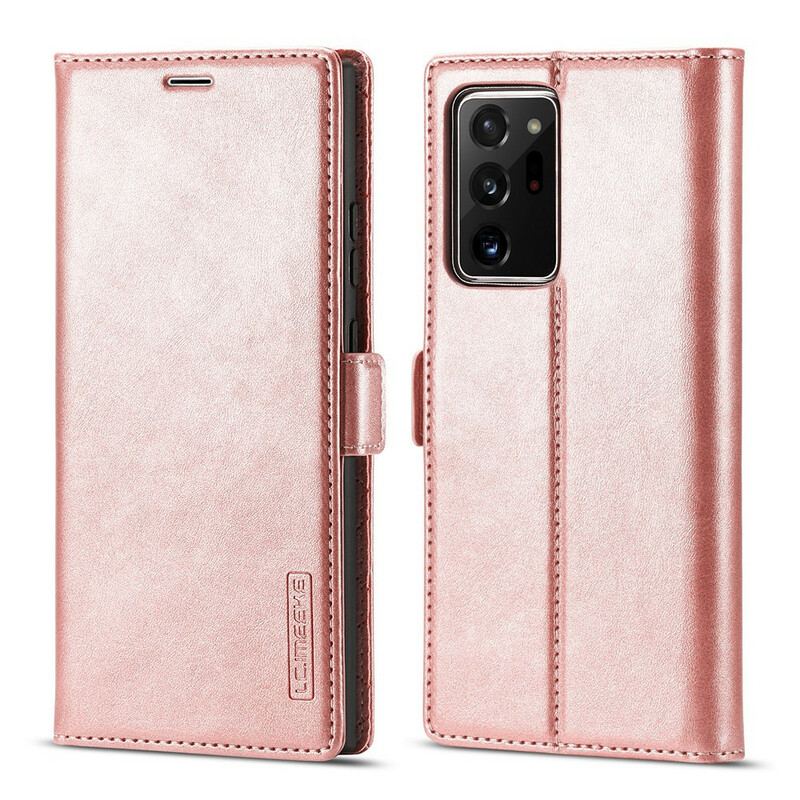 Capa De Celular Para Samsung Galaxy Note 20 Ultra Flip Lc.imeeke Efeito Couro