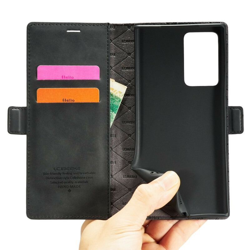 Capa De Celular Para Samsung Galaxy Note 20 Ultra Flip Lc.imeeke Efeito Couro