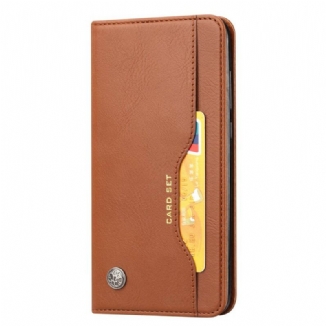 Capa De Celular Para Samsung Galaxy Note 20 Ultra Flip Titular De Cartão De Couro Sintético