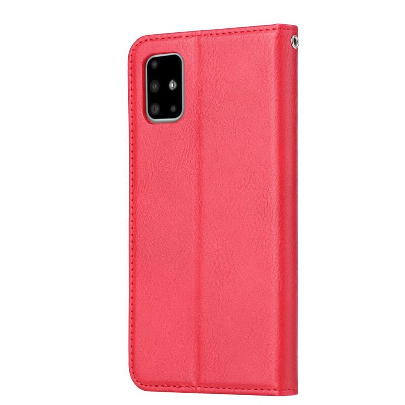 Capa De Celular Para Samsung Galaxy Note 20 Ultra Flip Titular De Cartão De Couro Sintético