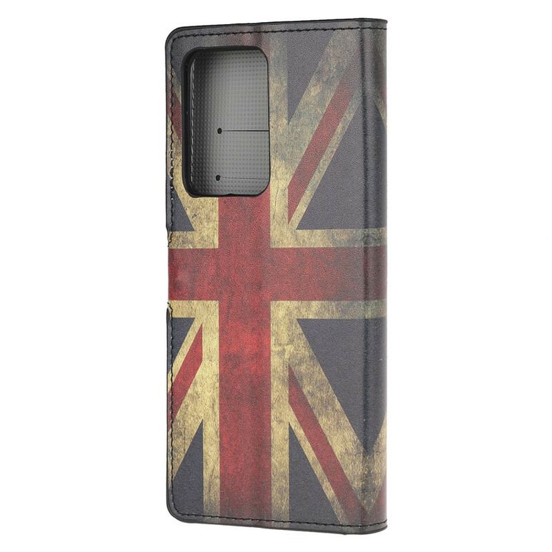 Capa Flip Para Samsung Galaxy Note 20 Ultra Bandeira Da Inglaterra