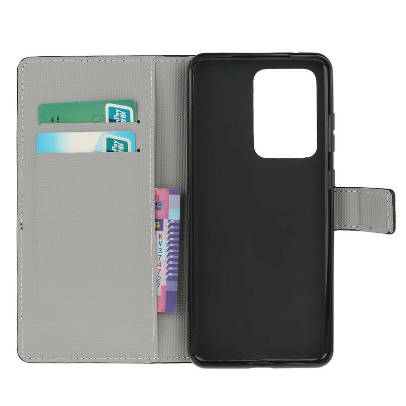 Capa Flip Para Samsung Galaxy Note 20 Ultra Borboletas Intensas