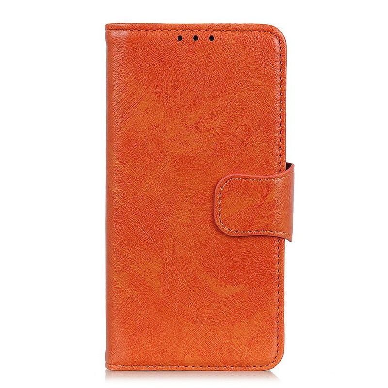 Capa Flip Para Samsung Galaxy Note 20 Ultra Couro Napa Rachado