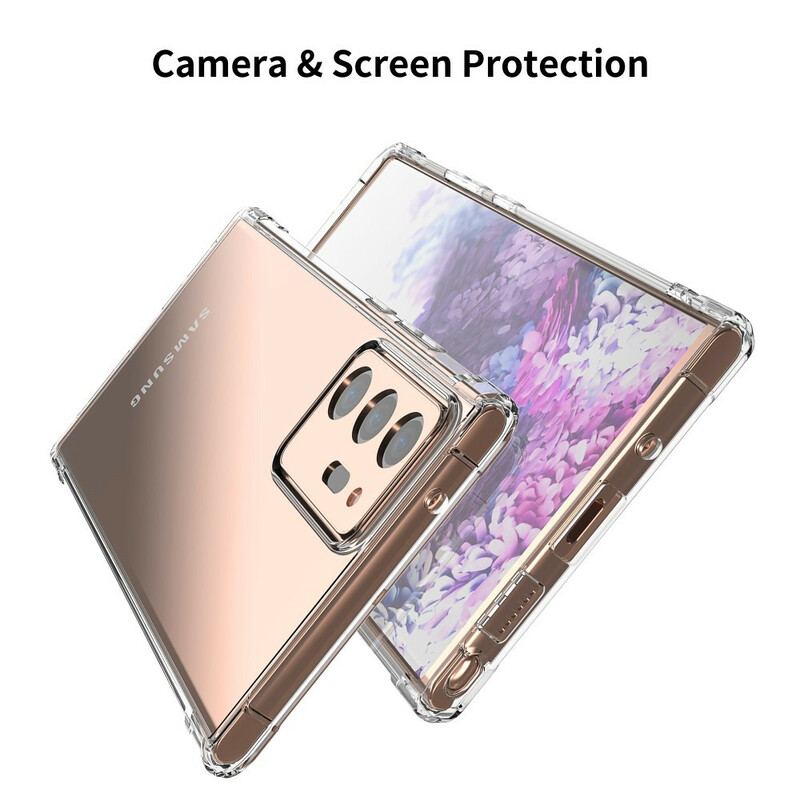 Capa Para Samsung Galaxy Note 20 Ultra Almofadas Leeu Transparentes