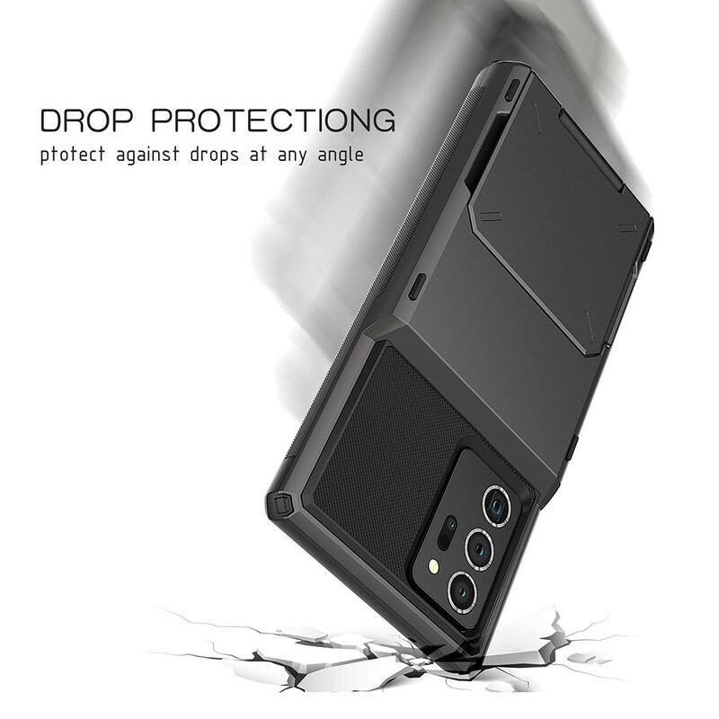 Capa Para Samsung Galaxy Note 20 Ultra Porta-cartão E Suporte