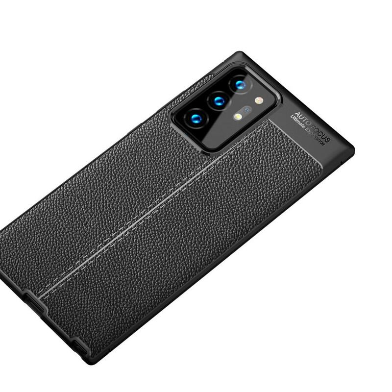 Capa Para Samsung Galaxy Note 20 Ultra Textura Flexível De Fibra De Carbono