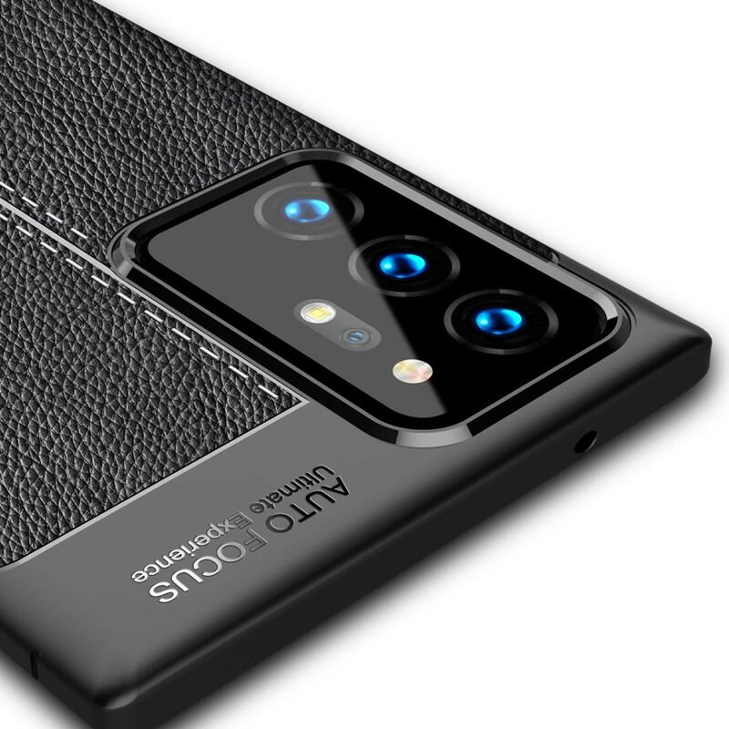 Capa Para Samsung Galaxy Note 20 Ultra Textura Flexível De Fibra De Carbono