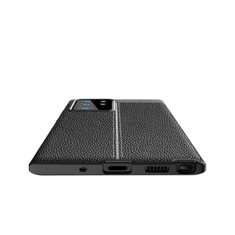 Capa Para Samsung Galaxy Note 20 Ultra Textura Flexível De Fibra De Carbono