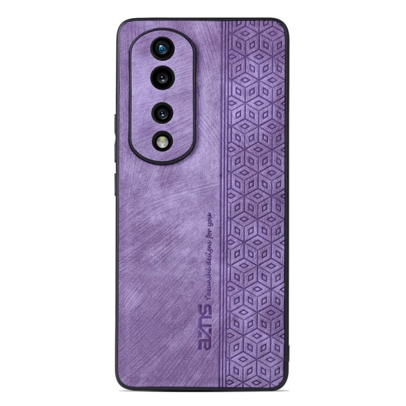 Capa De Celular Para Honor 70 Efeito Couro Azns