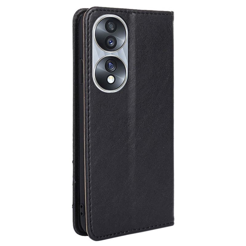 Capa De Celular Para Honor 70 Flip Rebites Decorativos