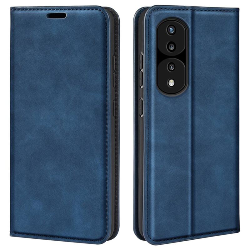 Capa De Celular Para Honor 70 Flip Suavidade Ao Toque Da Pele