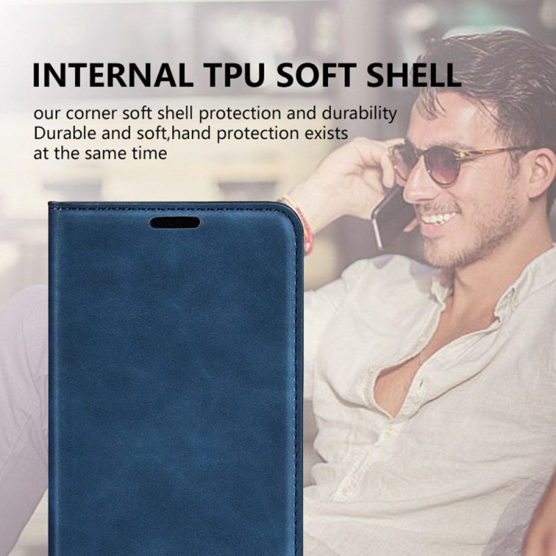 Capa De Celular Para Honor 70 Flip Suavidade Ao Toque Da Pele