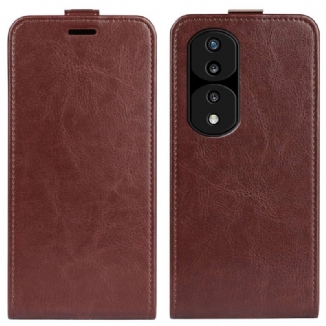 Capa Flip Para Honor 70 De Couro Dobrável