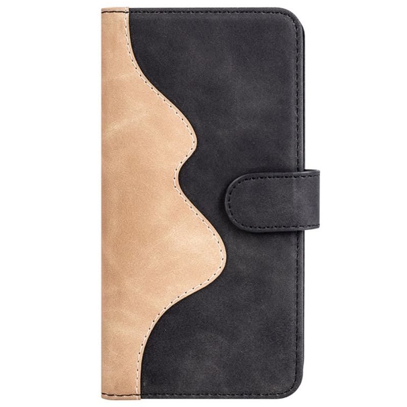 Capa Flip Para Honor 70 Estilo De Couro Ondulado