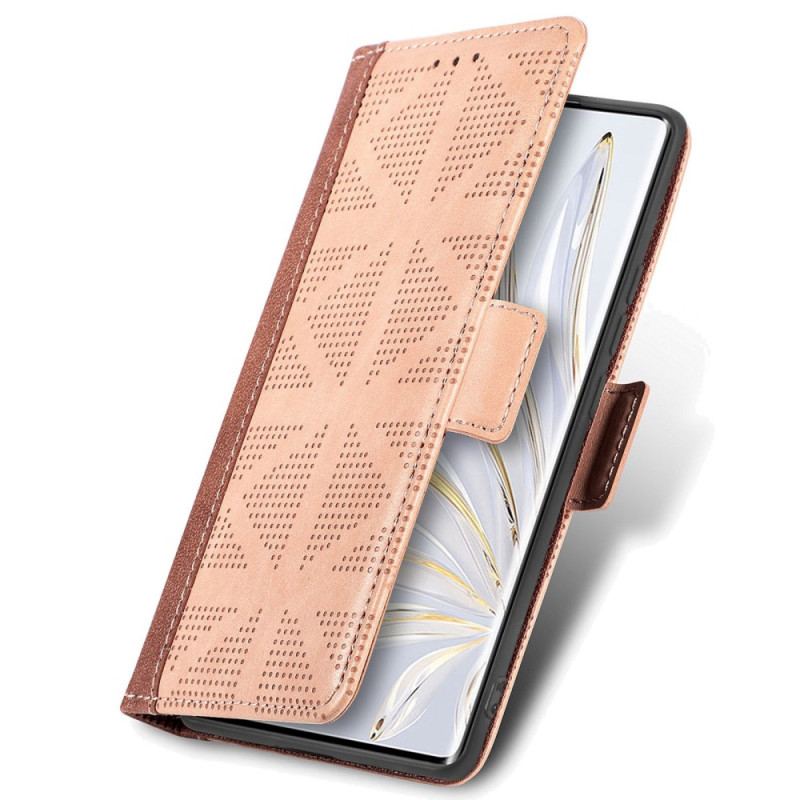 Capa Flip Para Honor 70 À Moda