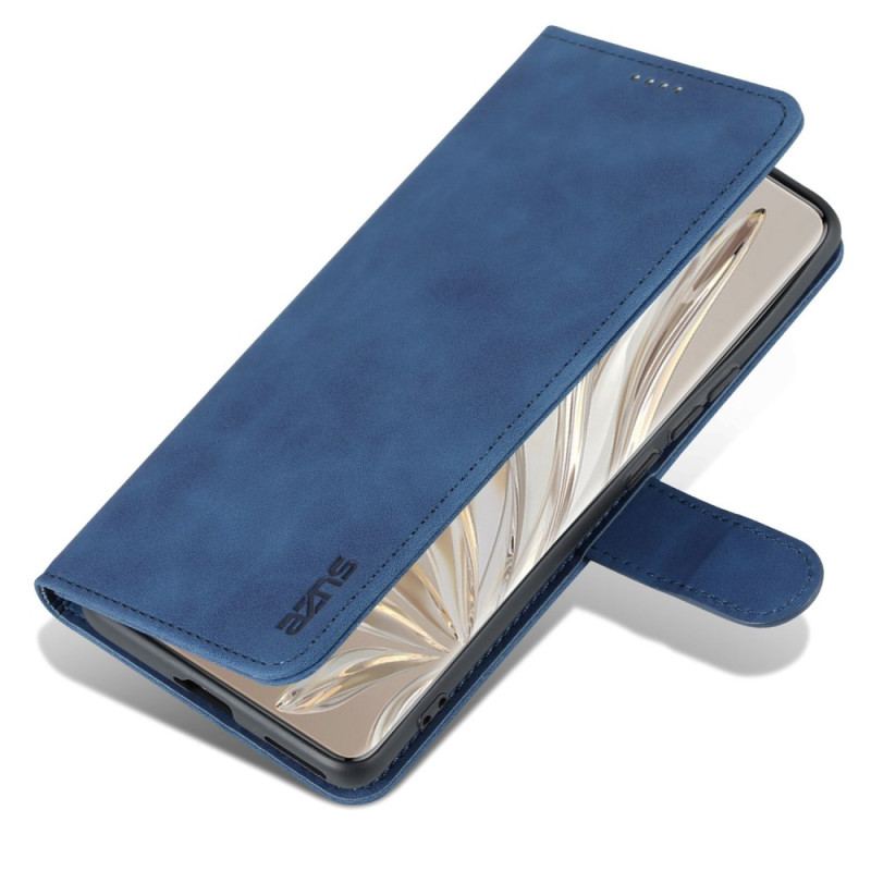 Capa Folio Para Honor 70 Efeito Couro Azns