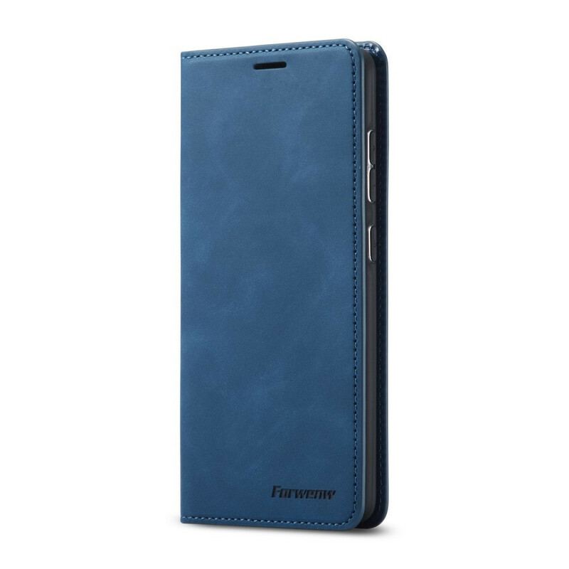 Capa De Celular Para Huawei P40 Flip Forwenw Efeito Couro