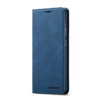 Capa De Celular Para Huawei P40 Flip Forwenw Efeito Couro