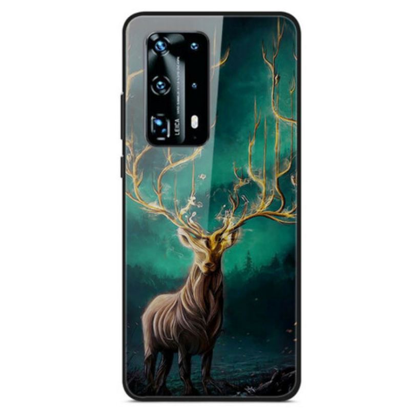 Capa De Celular Para Huawei P40 Vidro Temperado Deer King