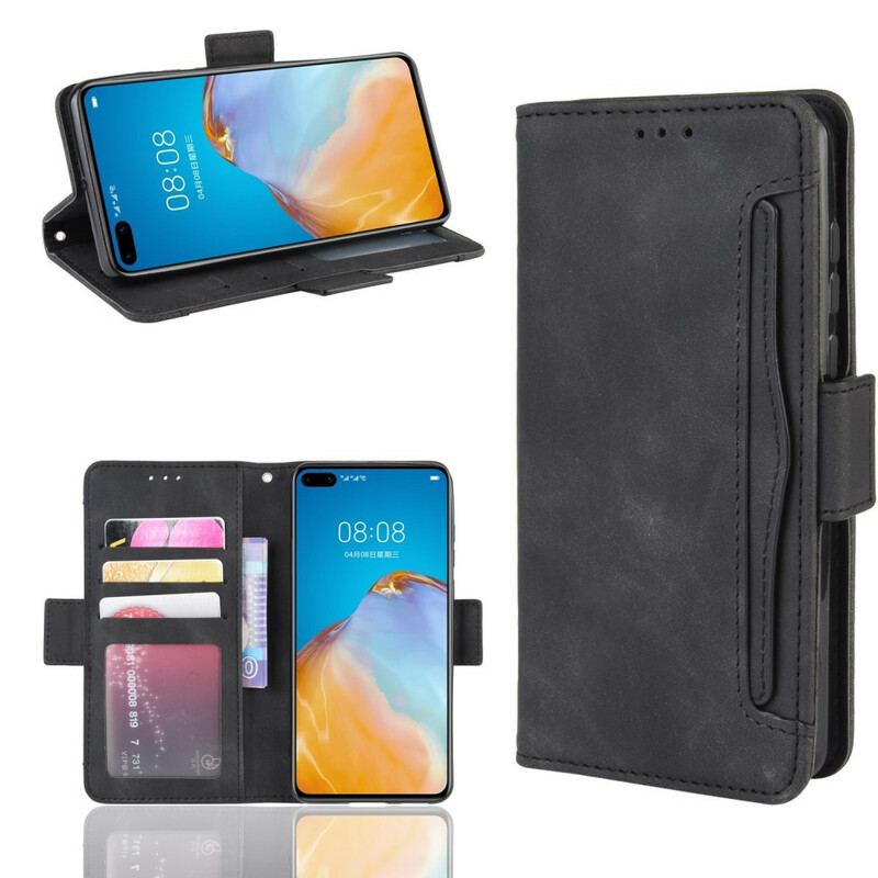 Capa De Couro Para Huawei P40 Multi-card Premier Class