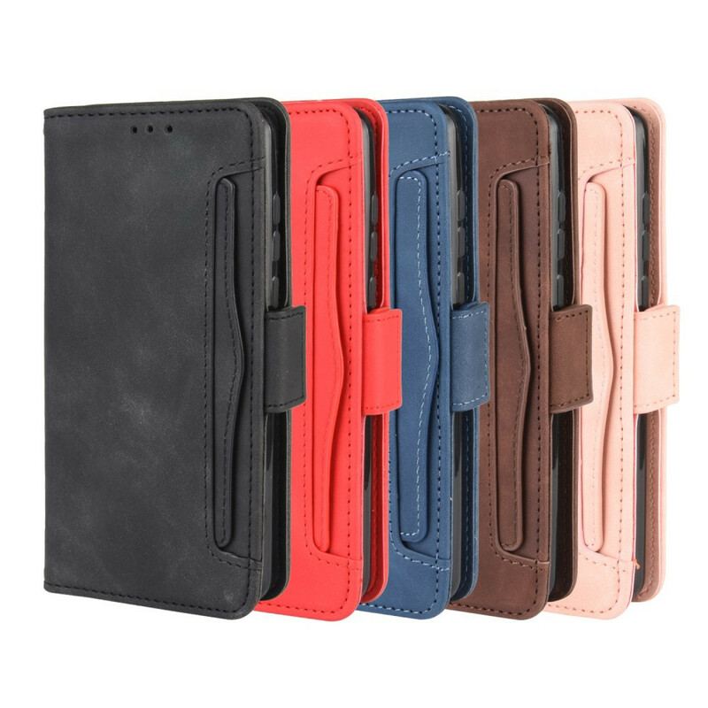 Capa De Couro Para Huawei P40 Multi-card Premier Class