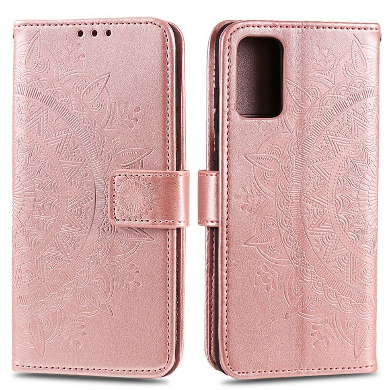 Capa Folio Para Huawei P40 Mandala Do Sol