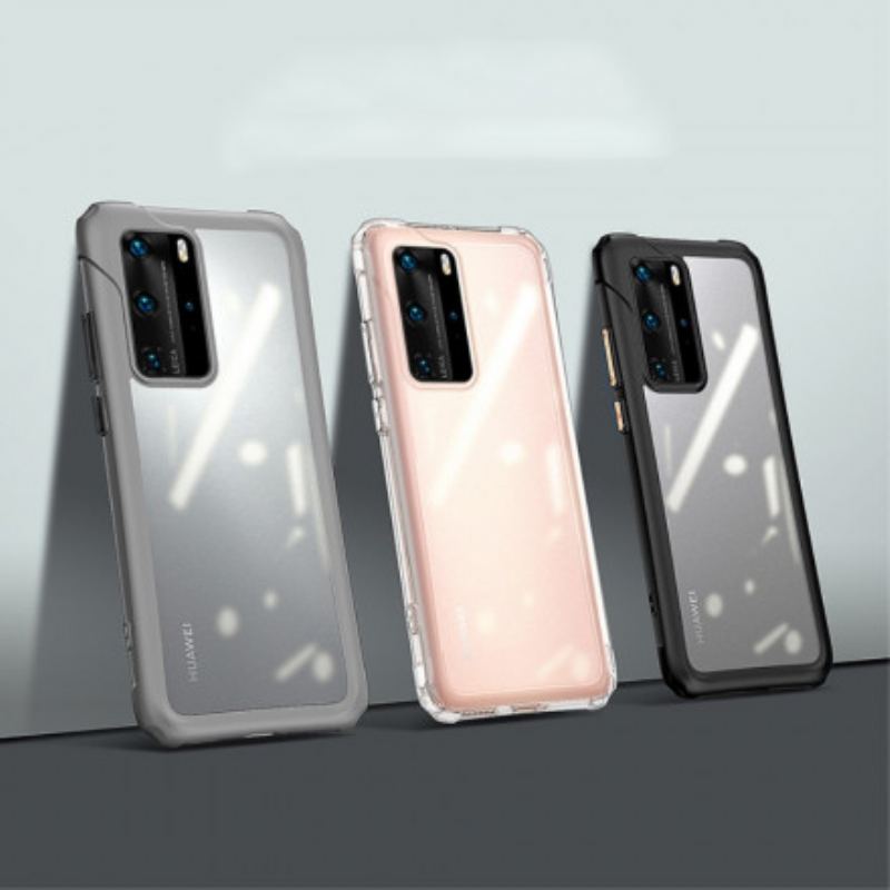 Capa Para Huawei P40 Design Leeu Fosco Transparente